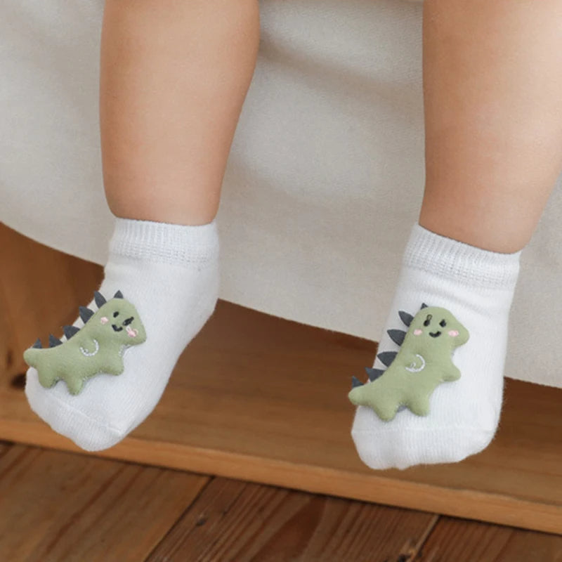 Chaussettes Antidérapantes pour Bébé - Lot de 2 paires