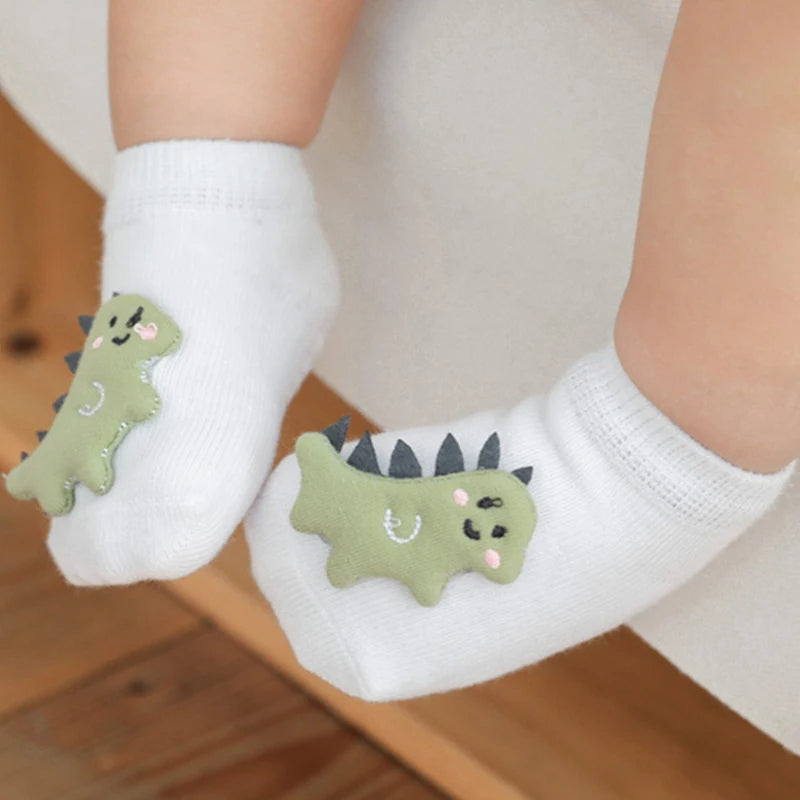 Chaussettes Antidérapantes pour Bébé - Lot de 2 paires