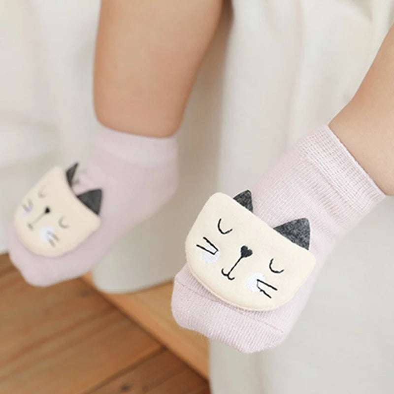 Chaussettes Antidérapantes pour Bébé - Lot de 2 paires