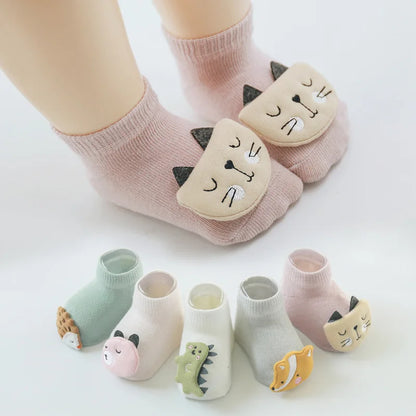 Chaussettes Antidérapantes pour Bébé - Lot de 2 paires