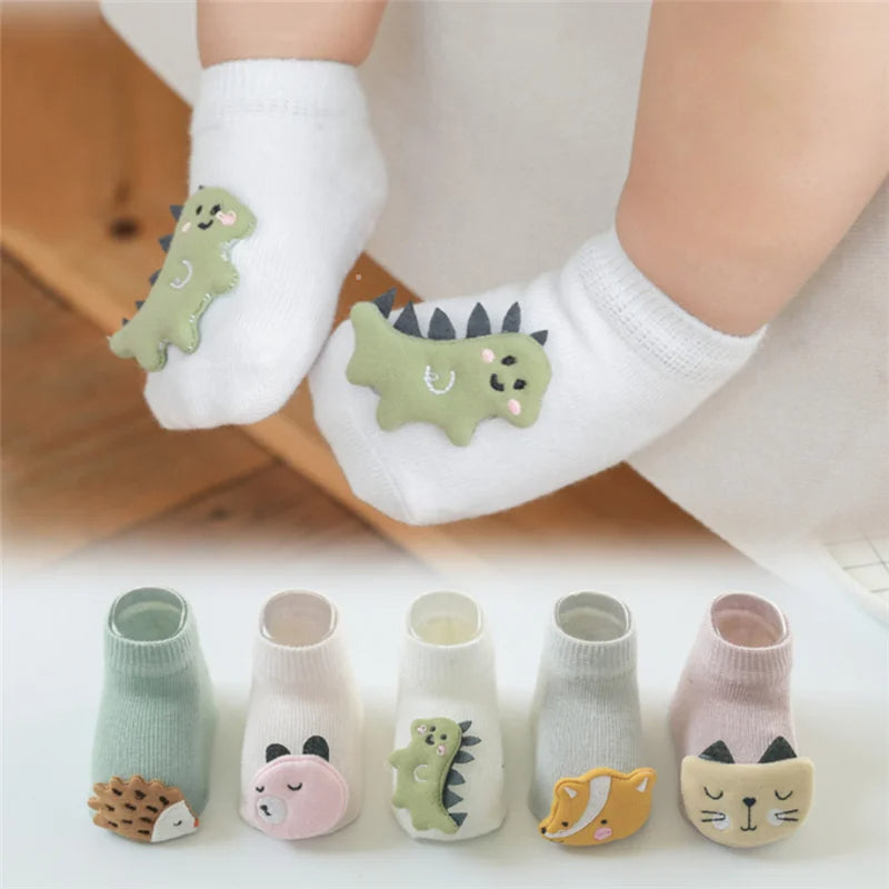 Chaussettes Antidérapantes pour Bébé - Lot de 2 paires