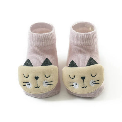 Chaussettes Antidérapantes pour Bébé - Lot de 2 paires