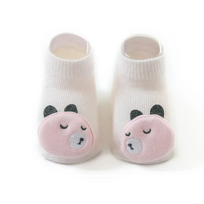 Chaussettes Antidérapantes pour Bébé - Lot de 2 paires