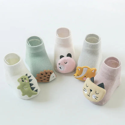 Chaussettes Antidérapantes pour Bébé - Lot de 2 paires